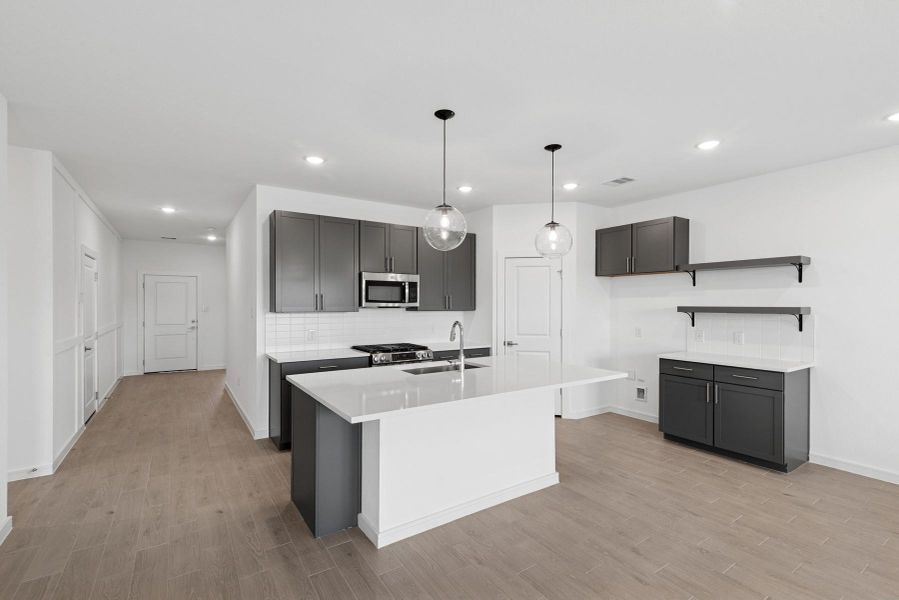 Gourmet island ktichen