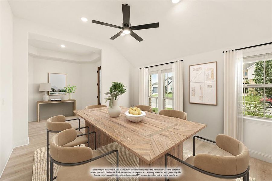 Furnished interior view inside a new home in West Crossing, Anna (Image 7). Furnished interior view inside a new home in West Crossing, Anna (Image 7).