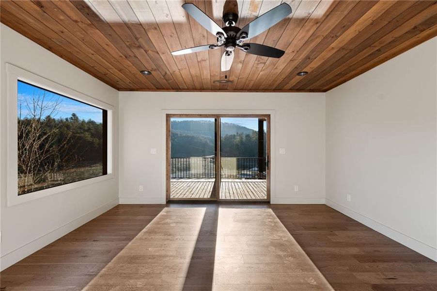 Exterior details and patio area of a home in , Blue Ridge (Image 36).