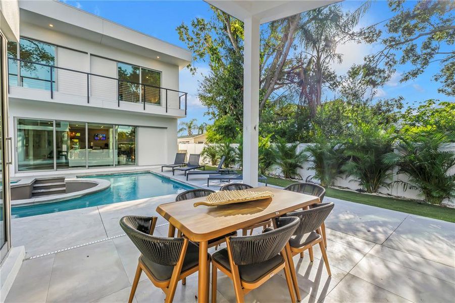 Exterior details and patio area of a home in , Sarasota (Image 25).