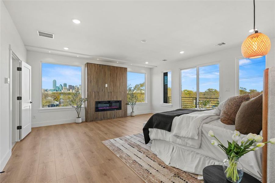 Furnished interior view inside a new home in , Dallas (Image 11).