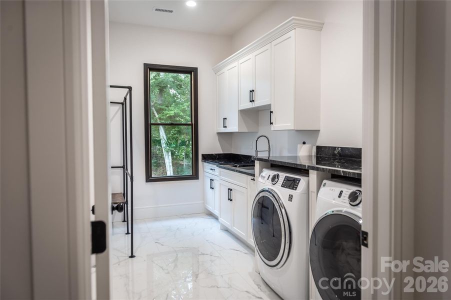 Furnished interior view inside a new home in , Hickory (Image 33).