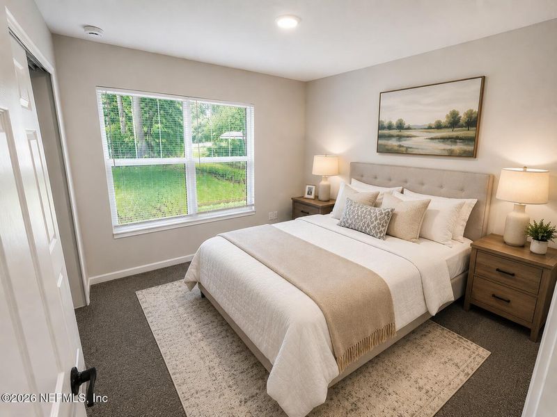 Furnished interior view inside a new home in , Jacksonville (Image 12).