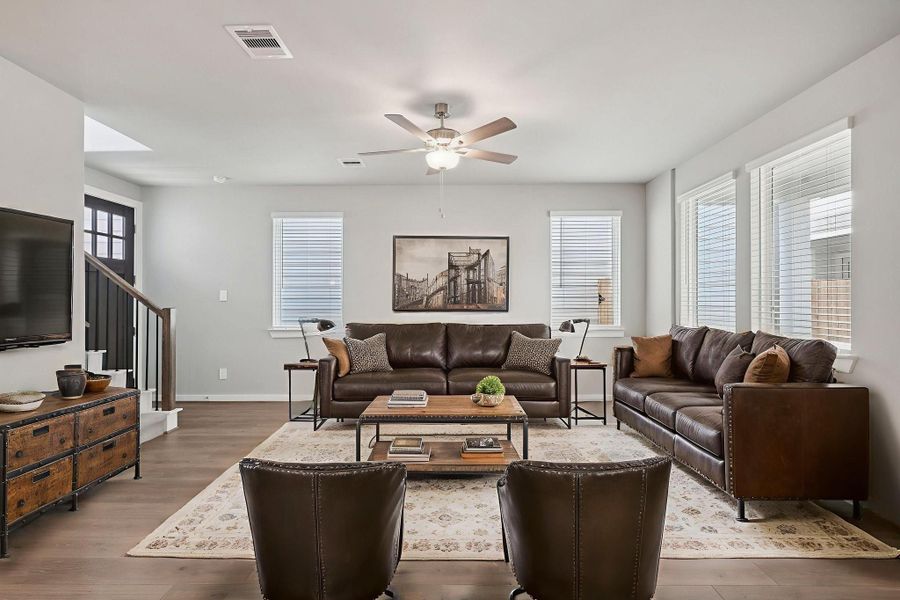 Photo is not of the actual home, but is an inspirational photo of builder’s model home and may depict options, furnishings, and/or decorator features that are not included Photo is not of the actual home, but is an inspirational photo of builder’s model home and may depict options, furnishings, and/or decorator features that are not included