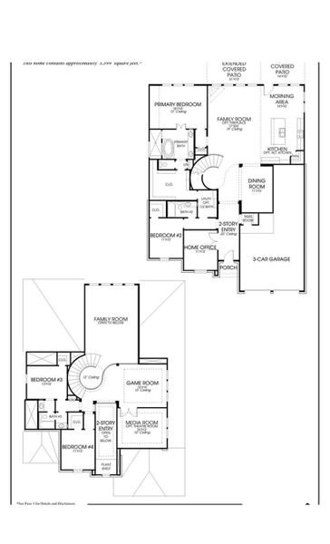2D floor plan layout of this home in Jubilee, Hockley, TX (Image 4).