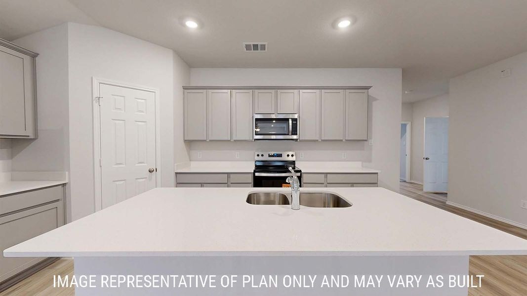 Furnished interior view inside a new home in Turnbo Ranch, Killeen (Image 9).