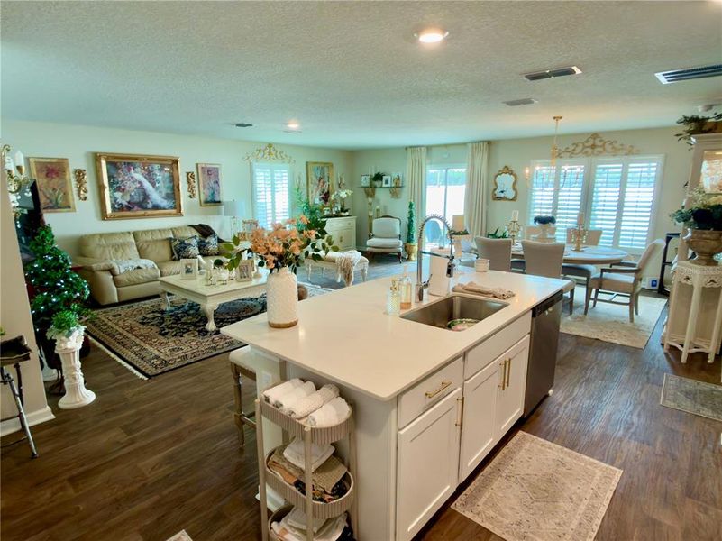 Furnished interior view inside a new home in Sawmill Branch Express, Palm Coast (Image 18).