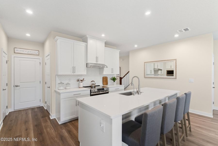 Furnished interior view inside a new home in Shearwater Townhomes, St. Augustine (Image 31).