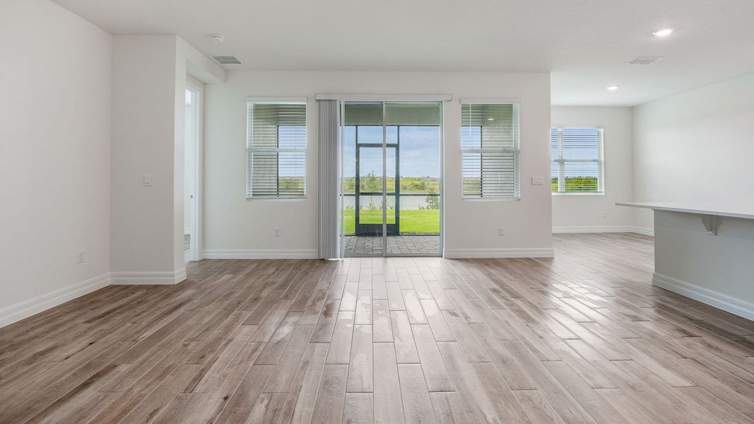 Representative unfurnished interior of a home built from the MADISON by D.R. Horton in Lakes of Mount Dora, Mount Dora (Image 25). Representative unfurnished interior of a home built from the MADISON by D.R. Horton in Lakes of Mount Dora, Mount Dora (Image 25).