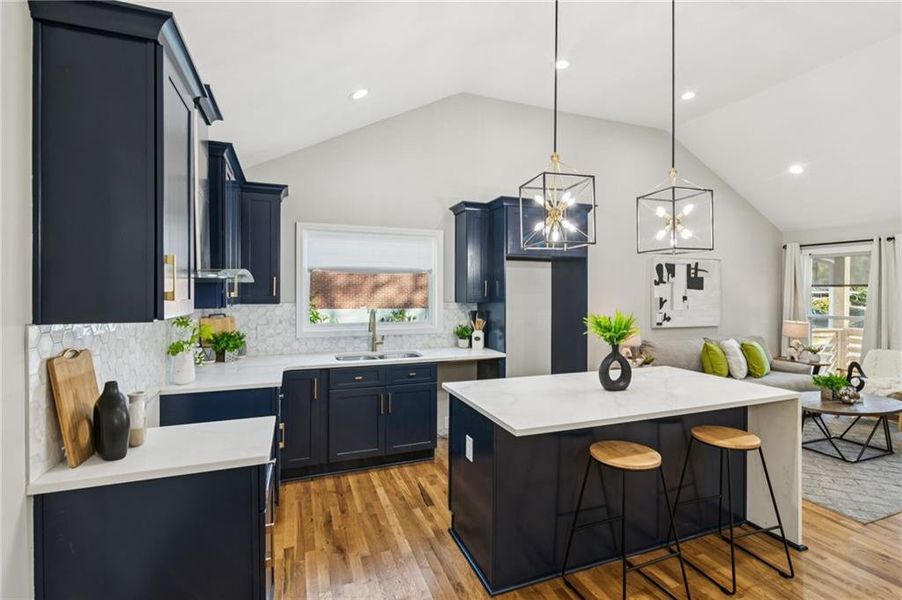 Furnished interior view inside a new home in , Decatur (Image 18).