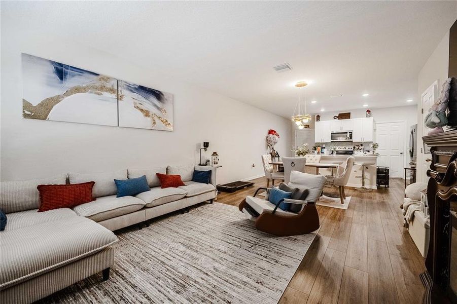 Furnished interior view inside a new home in , Haines City (Image 6). Furnished interior view inside a new home in , Haines City (Image 6).