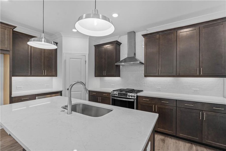 Furnished interior view inside a new home in Ecco Park, Alpharetta (Image 4).