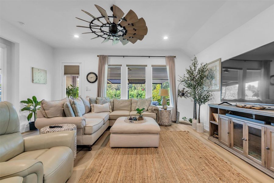 Furnished interior view inside a new home in , Conroe (Image 26).