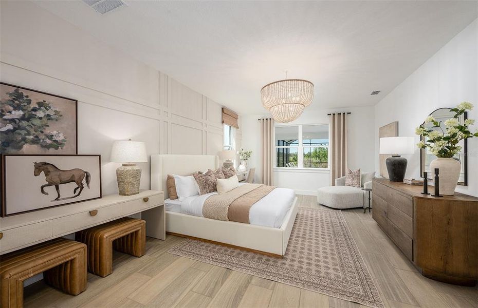 Furnished interior view inside a new home in Two Rivers, Zephyrhills (Image 27).