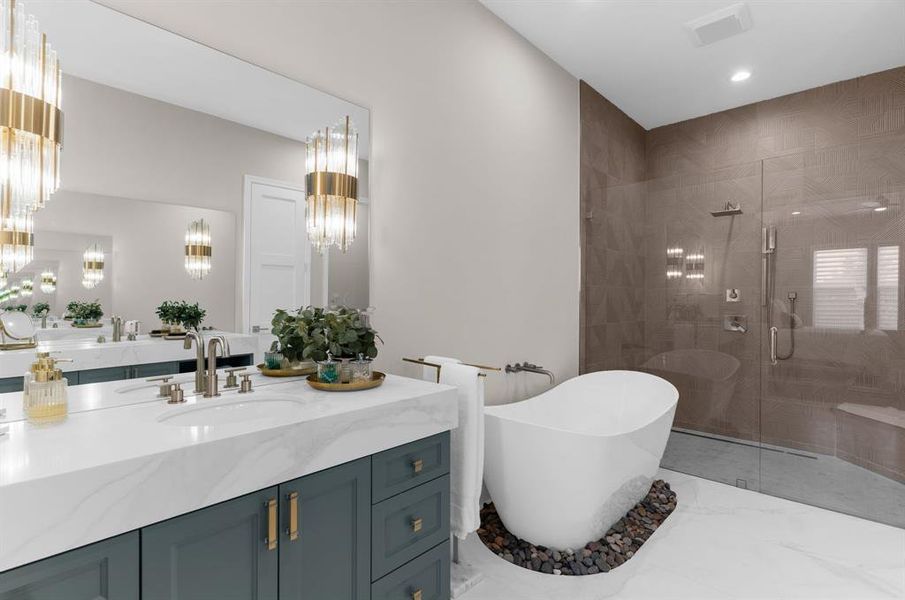 Furnished interior view inside a new home in , Frisco (Image 33). Furnished interior view inside a new home in , Frisco (Image 33).