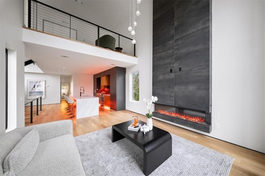 Furnished interior view inside a new home in , Atlanta (Image 5).