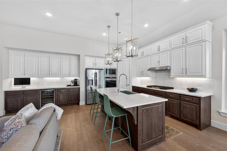 Furnished interior view inside a new home in Walsh: Artisan Series - 50' lots, Aledo (Image 9).