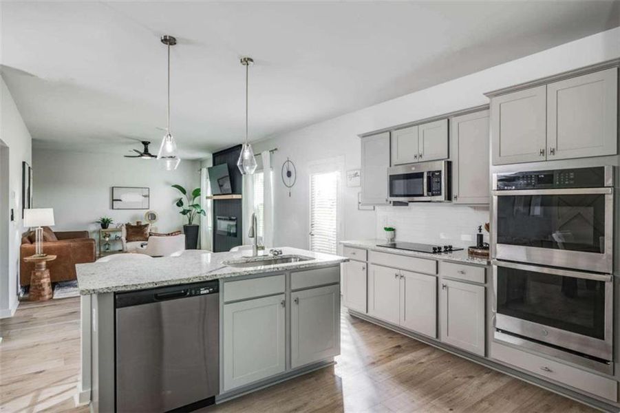 Furnished interior view inside a new home in Southern Hills, McDonough (Image 13).