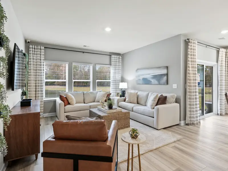 Furnished interior view inside a new home in Waterside - Coastline Series, Longs (Image 11). Furnished interior view inside a new home in Waterside - Coastline Series, Longs (Image 11).