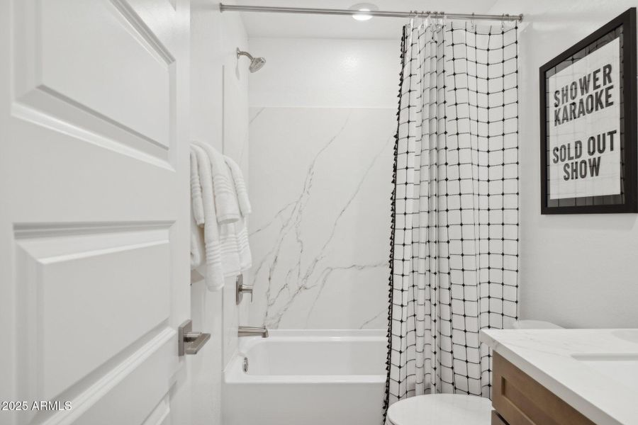 Full Bath - Upstairs - Model