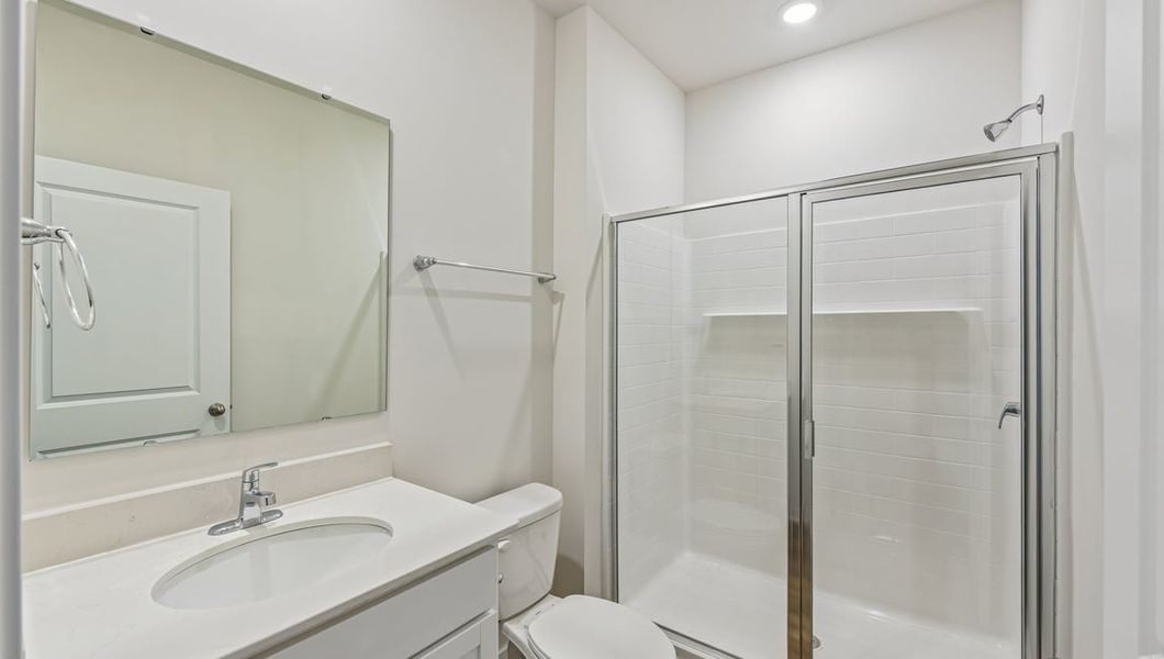 Furnished interior view inside a new home in The Falls at Newton, Newton (Image 6).