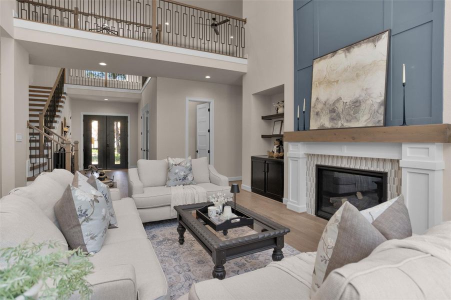 Furnished interior view inside a new home in , Montgomery (Image 10).