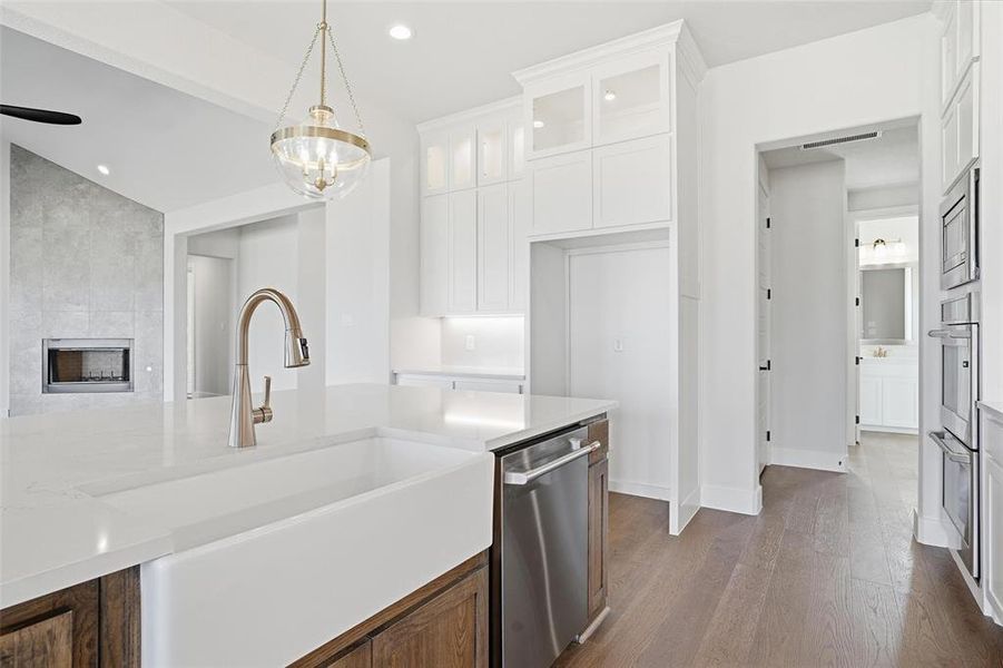 Furnished interior view inside a new home in Aledo Heights - Aledo ISD, Aledo (Image 10).
