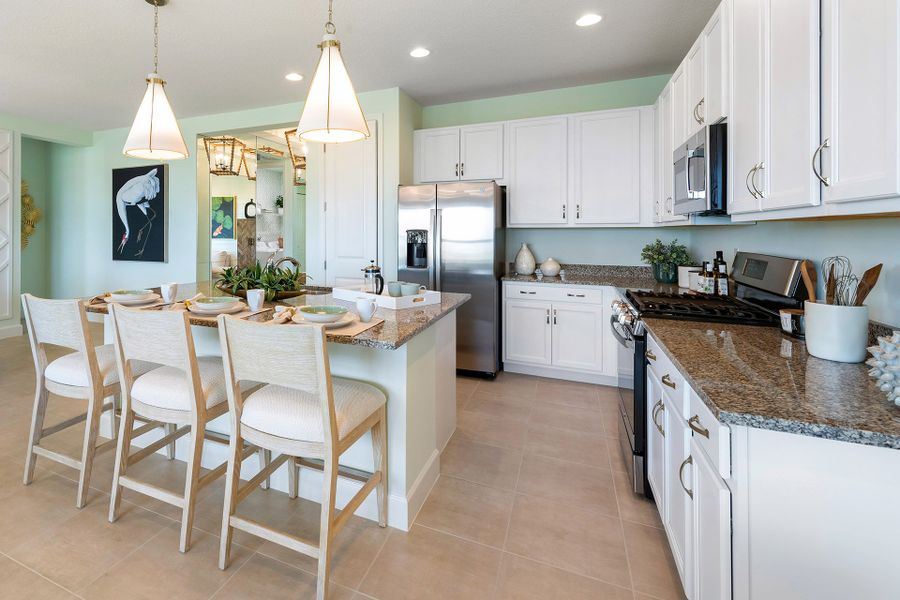 Representative furnished interior of a home built from the Sanderling by GL Homes in Valencia Parc at Riverland, Port St. Lucie (Image 8).