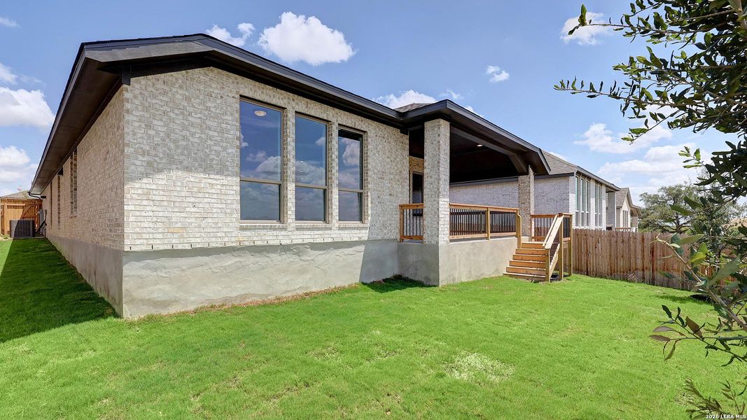 Exterior details and patio area of a home in VIDA, San Antonio (Image 3).