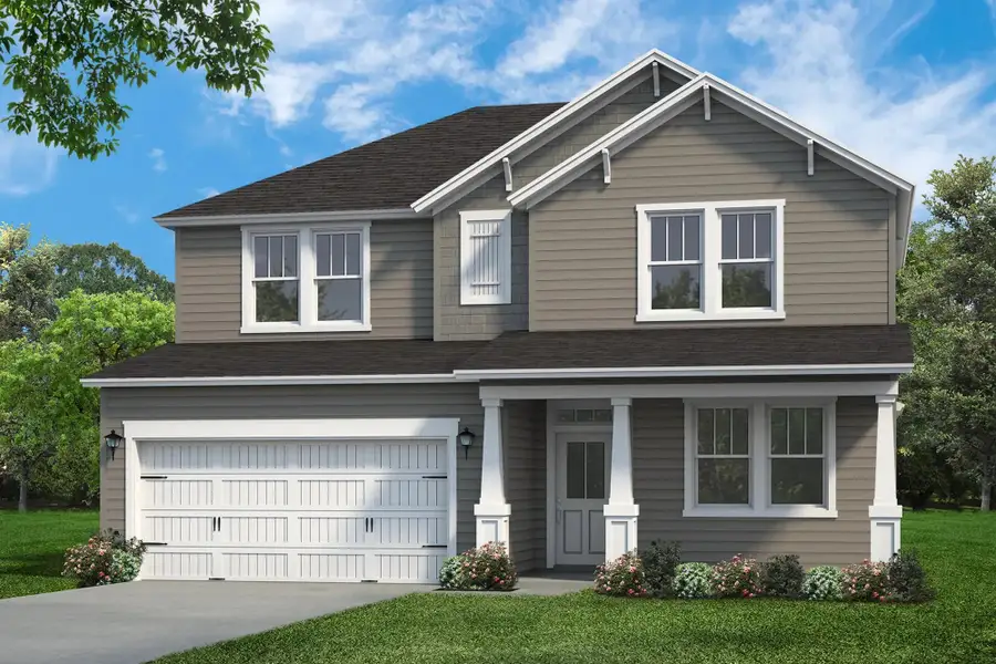 Representative exterior photo of a completed home built from the Grant by Hunter Quinn Homes in Charleston County Homes, North Charleston, SC (Image 2).