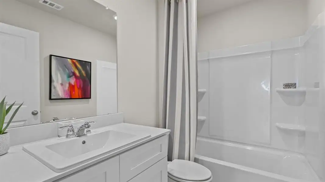 Furnished interior view inside a new home in Townes Landing, Fort Worth (Image 28).