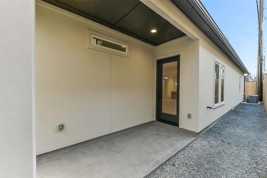 Exterior details and patio area of a home in , Houston (Image 28). Exterior details and patio area of a home in , Houston (Image 28).