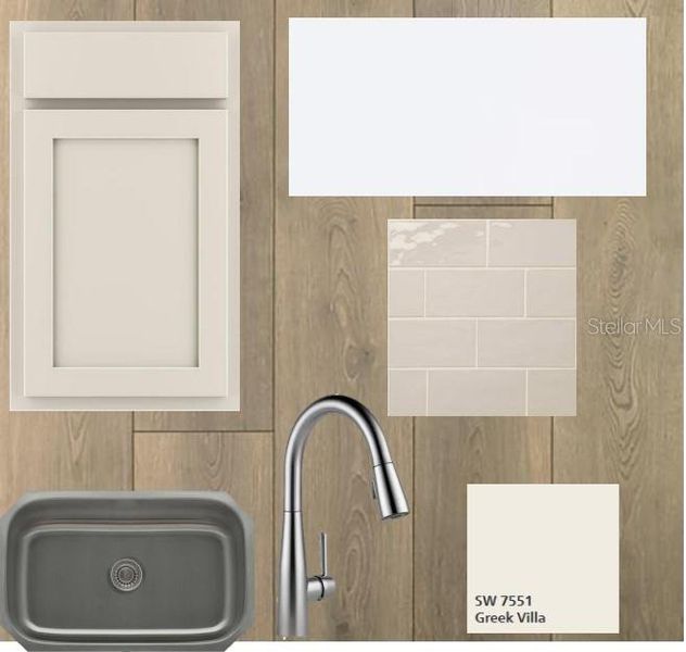 Sample of building materials used in homes in Coasterra, Palmetto (Image 3).