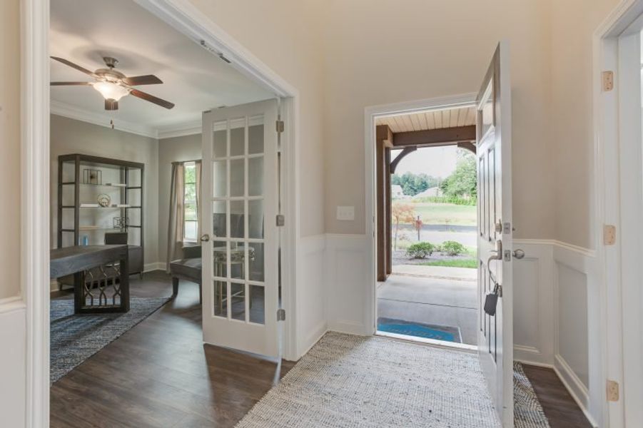 Representative furnished interior of a home built from the Hanover by Keystone Homes NC in Council Creek, Graham (Image 5).