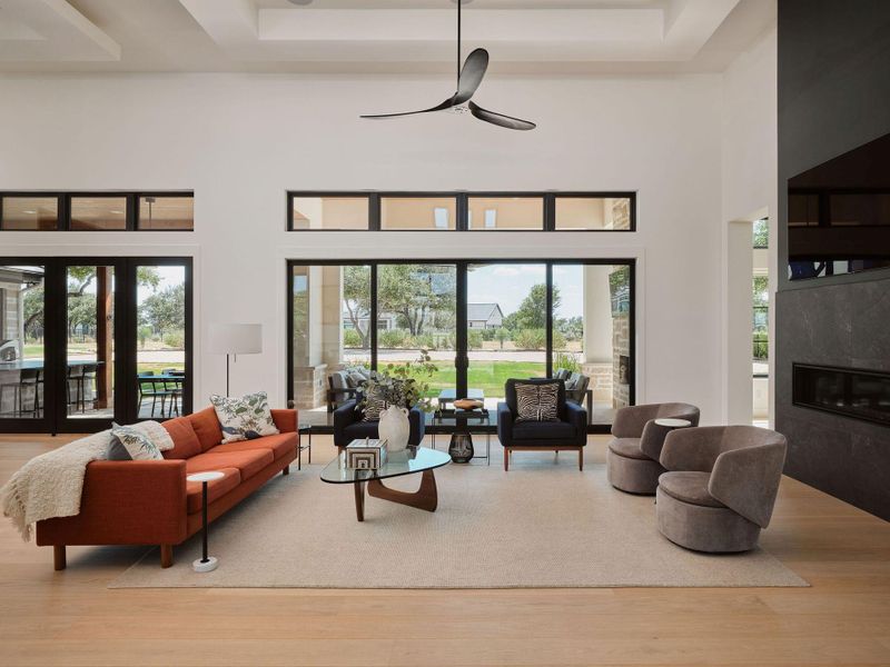Furnished interior view inside a new home in , Georgetown (Image 6). Furnished interior view inside a new home in , Georgetown (Image 6).