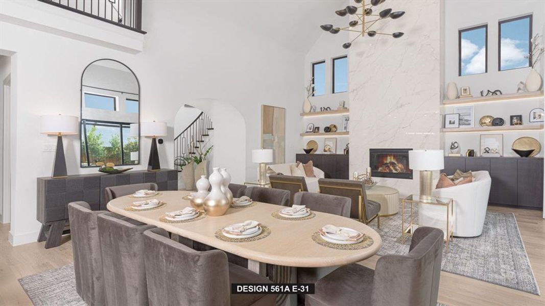 Furnished interior view inside a new home in , Frisco (Image 7).