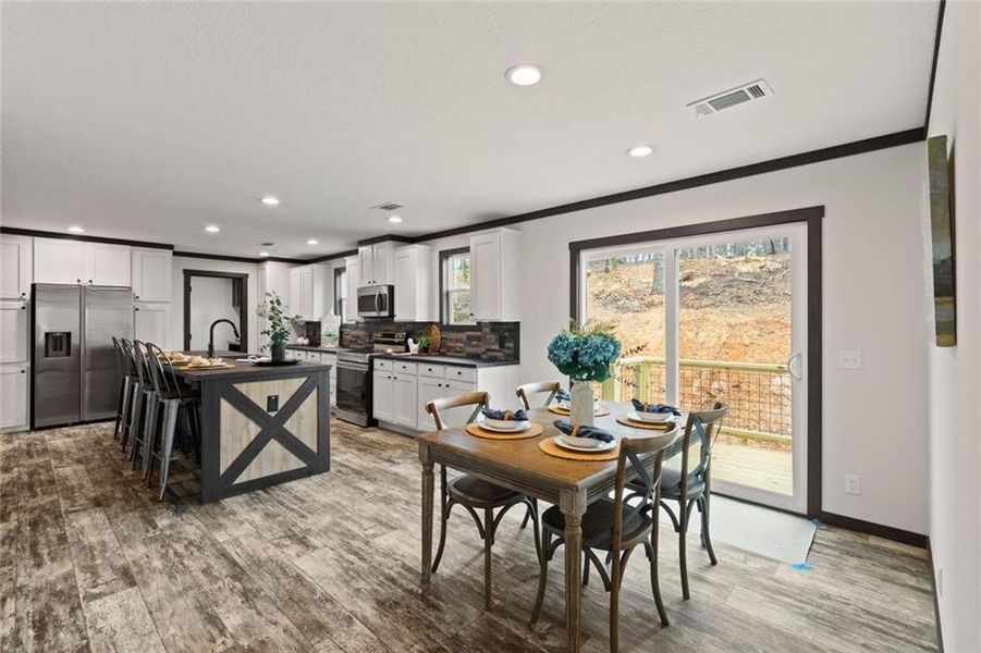 Furnished interior view inside a new home in , Waleska (Image 17). Furnished interior view inside a new home in , Waleska (Image 17).