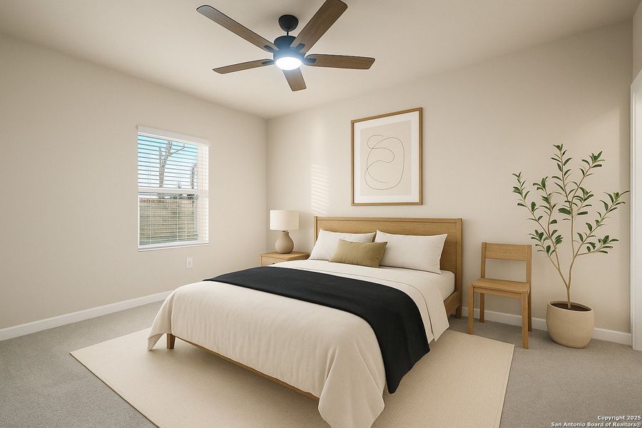 Furnished interior view inside a new home in , San Antonio (Image 12).