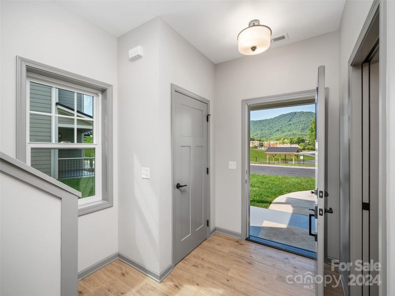 foyer and coat closet foyer and coat closet