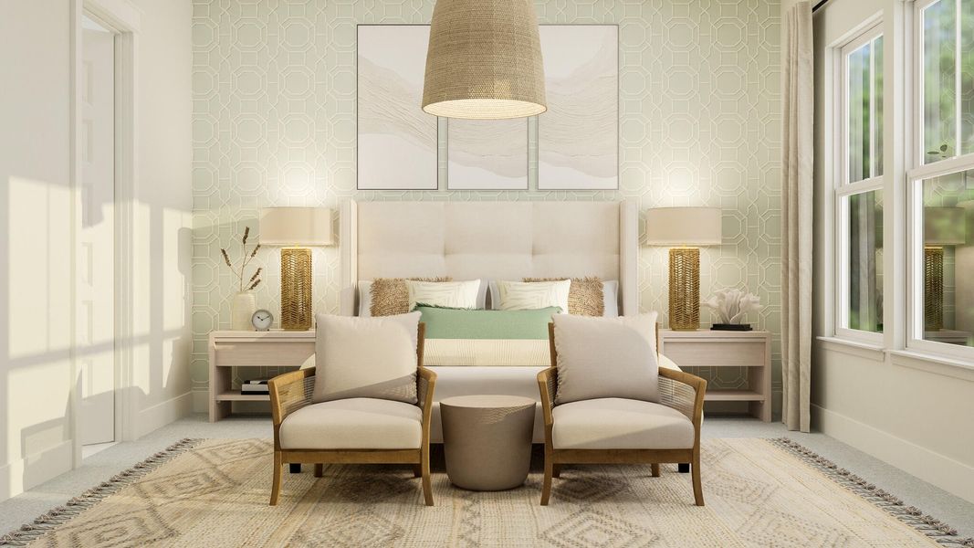 Furnished interior view inside a new home in Carnes Crossroads: Coastal Collection, Summerville (Image 10).