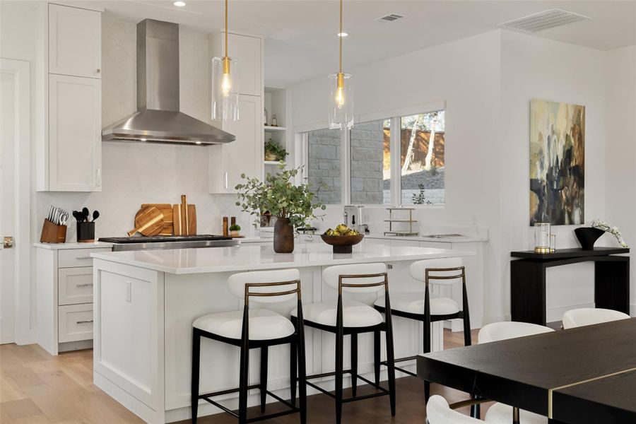 Furnished interior view inside a new home in , Dripping Springs (Image 27).