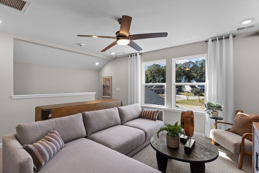 Representative furnished interior of a home built from the The Cherry Grove by Chesapeake Homes in Coastal Club of the Carolinas, Calabash (Image 32).
