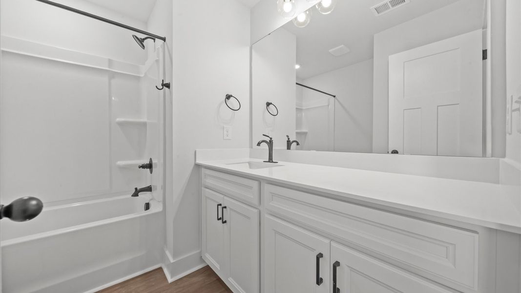 Furnished interior view inside a new home in Gresham Station, Simpsonville (Image 14).