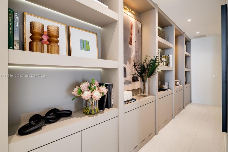 Furnished interior view inside a new home in Mr. C Residences, Miami (Image 11).