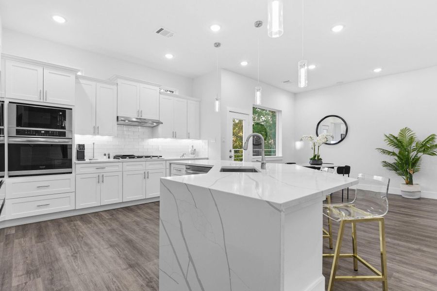 Furnished interior view inside a new home in , Houston (Image 15).