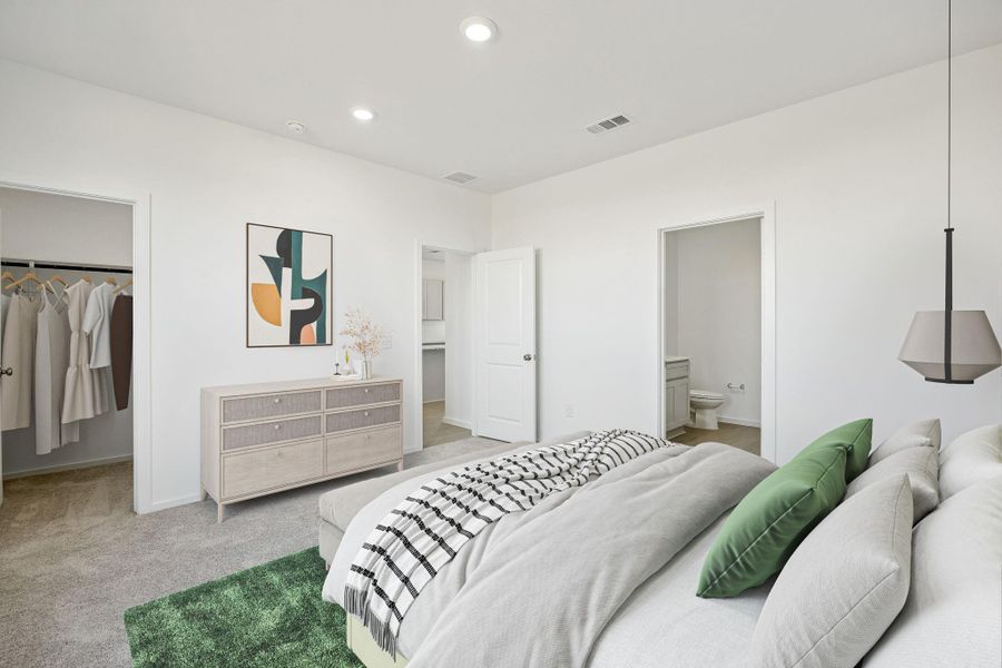 Furnished interior view inside a new home in Crosby Farms, Crosby (Image 10).