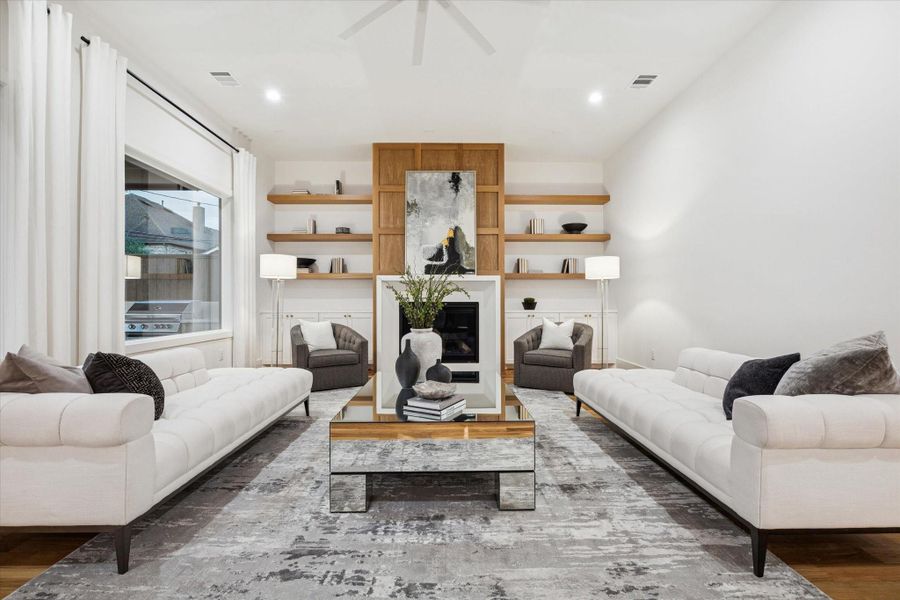 Furnished interior view inside a new home in , Houston (Image 40).