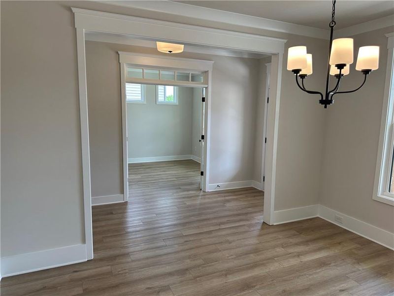 Spacious, unfurnished interior of a new home in Rosewood Lake Estates, Hoschton (Image 95).