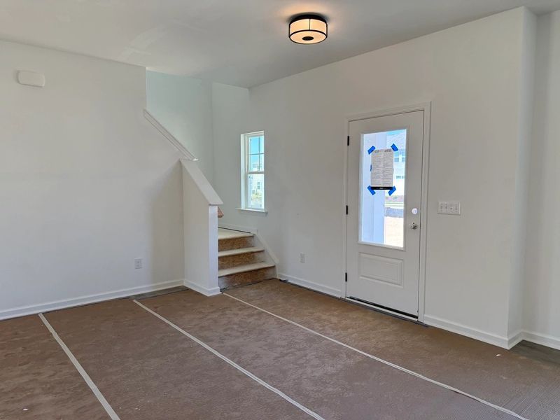 In-progress construction of a new home in The Point, Rolesville, NC (Image 9).