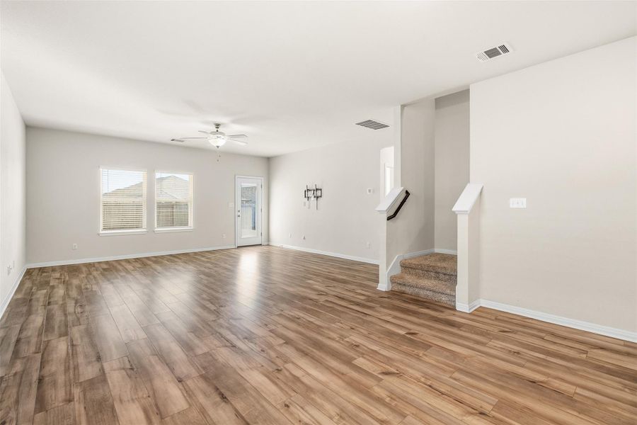 Spacious, unfurnished interior of a new home in Butler Farms - Reserve Collection, Liberty Hill (Image 19).